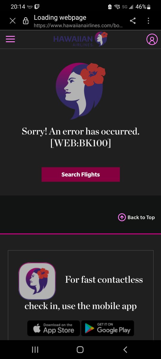 XltutG's tweet photo. @HawaiianAir Hey can you guys fix your website maybe? Nothing like trying to change a flight to just have it crash for 3 days in a row. https://t.co/RUn4sPrca6