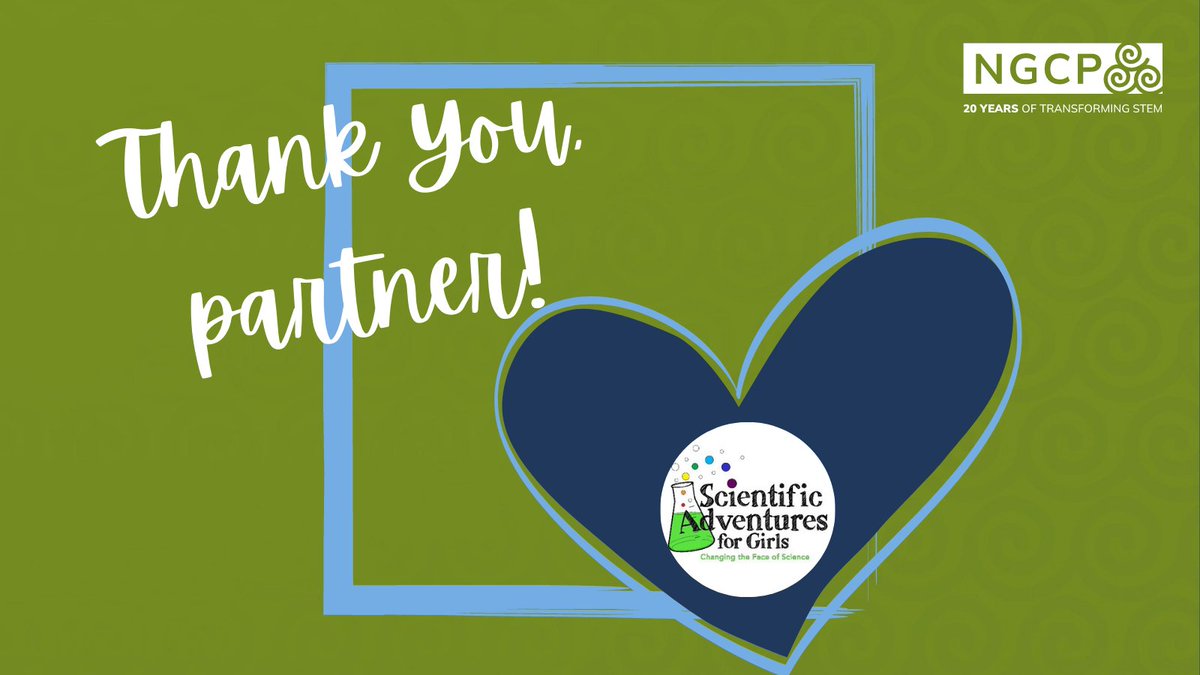 ngcproject's tweet photo. We're not alone in the mission to inspire more #GirlsInSTEM! We are thankful for partners like @SCFG, who are committed to empowering girls & gender-expansive youth to embrace STEM via meaningful mentorship & free, hands-on experiences. #PartnerOfTheDay๐ซ https://t.co/VECvY8s8k2 https://t.co/SXQuzzWJgC