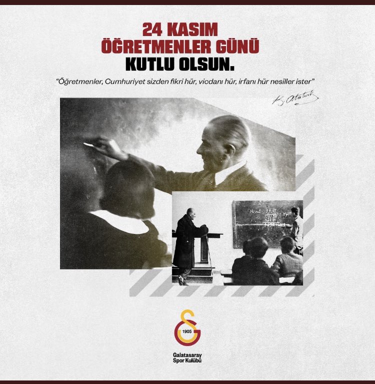 Dünyanın en kutsal vazifesini kendisine yaşam tarzı benimsemiş, gözü pek, yüreği güzel öğretmenlerimizin öğretmenler gününü canı gönülden kutlarız.”