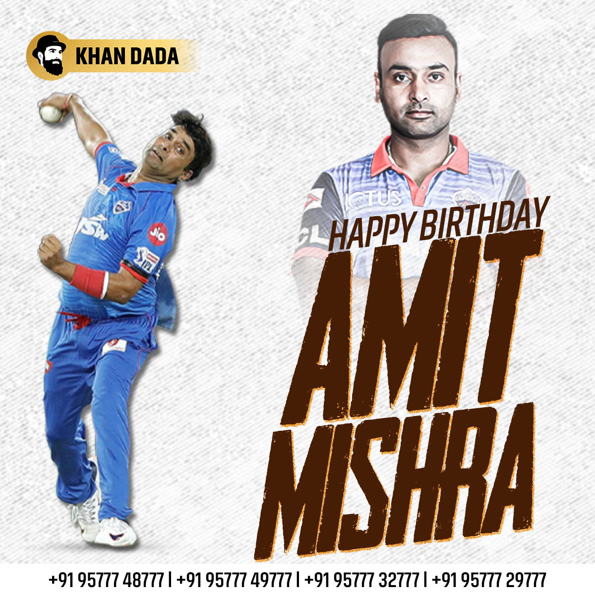 HAPPY BIRTHDAY AMIT MISHRA       