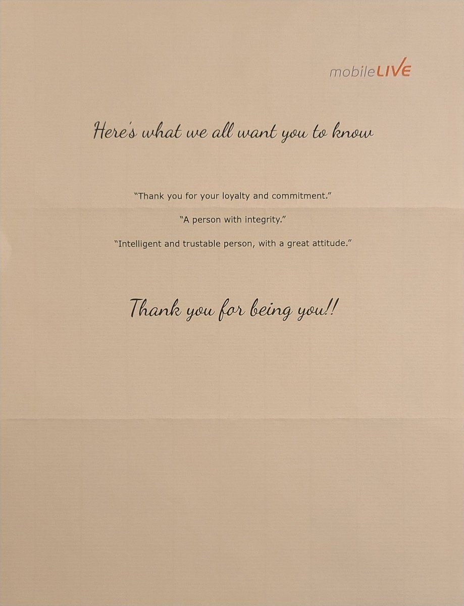 _UmairHafeez_'s tweet photo. Thank you @mobileLIVEinc family 🧡
#ComplimentsMatter #ThankYou https://t.co/KjxQuSoKDo