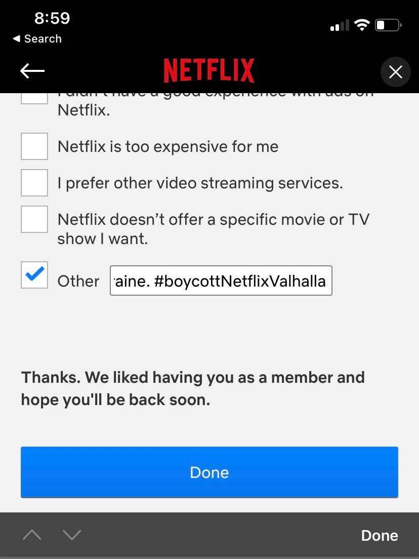 juliasut1's tweet photo. @NetflixValhalla Bye @netflix, go serve russian terrorists. It’s on you to reshoot the season https://t.co/p54zHisCEb