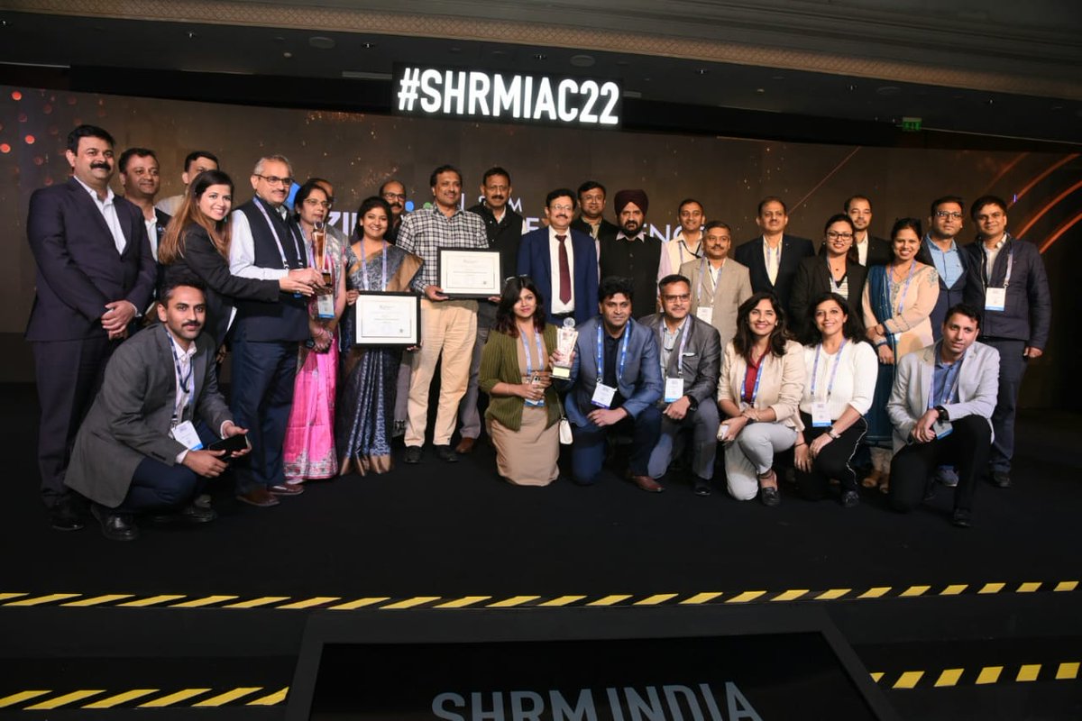 NTPC Conferred with the Prestigious 'SHRM HR Excellence Awards 2022” at New Delhi as Winner in '#Excellence in Developing #Leaders of Tomorrow' and 'Excellence in Community Impact' @SHRMindia @power_pib @MinOfPower @OfficeOfRKSingh @mygovindia
