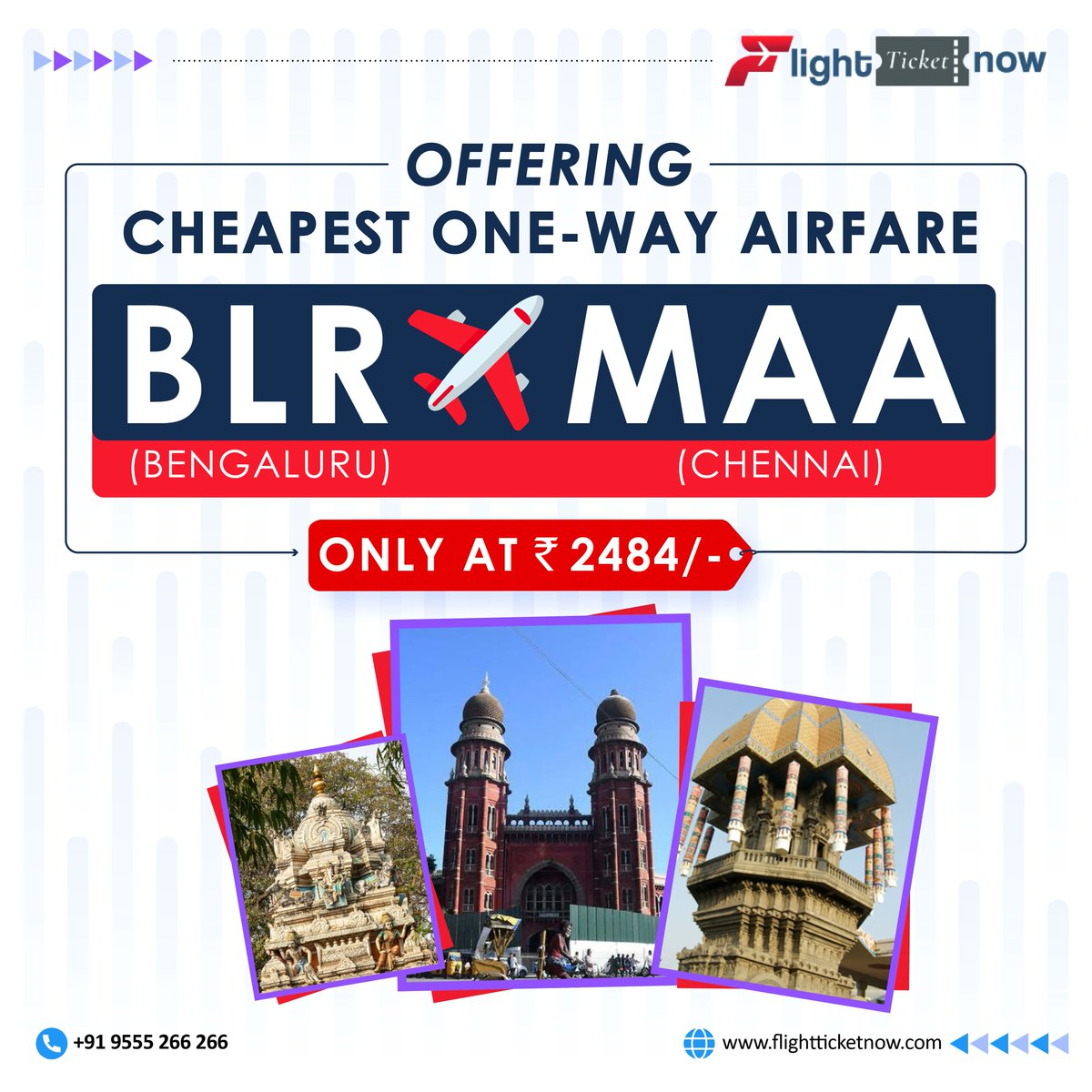 FlightTicket6's tweet photo. Get discounted deals on air fare while booking for Bengaluru to Chennai with Flight Ticket.
.
.
.
For more details call 91 9555 266 266 or visit our website: https://t.co/6aUZ5pv7fz
.
.
#flightticket #flightticketbooking #bookticketsnow #fairdeal #bestfairdeal https://t.co/ozSjt3ri81