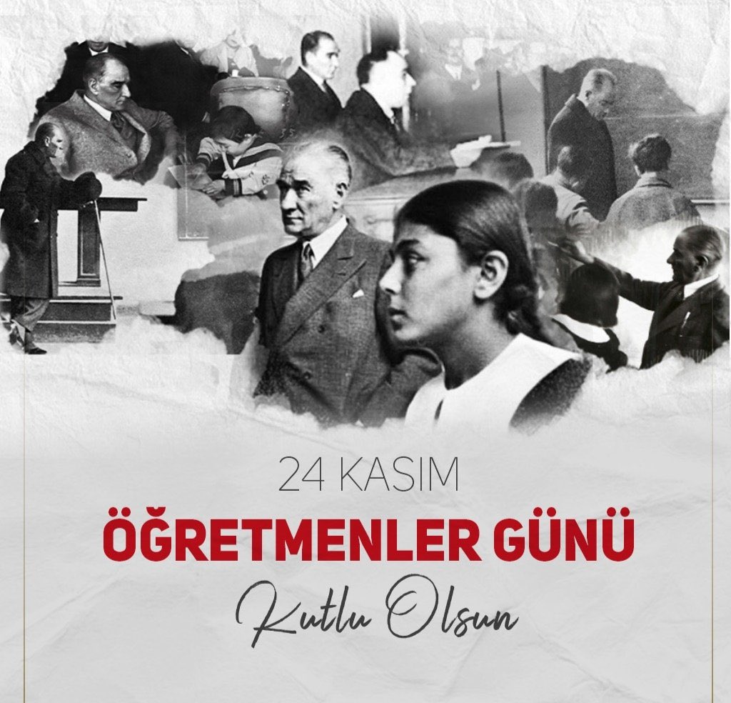Başta Başöğretmen Mustafa Kemal Atatürk ve tüm Şehit öğretmenlerimiz olmak üzere, milletimizin istikbalini inşa eden, geleceğimize ışık tutan kıymetli Öğretmenlerimizin, Öğretmenler Günü'nü kutluyoruz.
<a href="/tcailesosyal/">T.C. Aile ve Sosyal Hizmetler Bakanlığı</a> <a href="/deryayanikashb/">Derya Yanık</a>