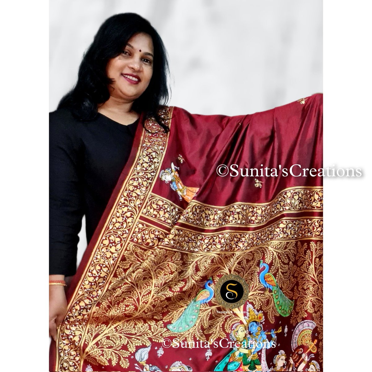 SPattachitra's tweet photo. Beautiful #pattachitra #Sarees & #potlibags in #Maroon colour from
#sunitascreations
#pattachitrasarees
#patachitra
#pattachitrapainting
#designersaree #festiveseason
#weddingseason
#silksaree
#odishatourismofficial
#odishahandloom
#artistsontwitter
DM for more 7008458388 https://t.co/BGrQScmorB