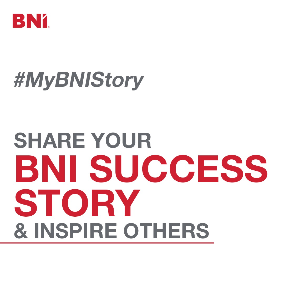 Are you ready to share your success story with us? 

We want to let entrepreneurs around the globe know how BNI has changed your business and can help many more to scale up theirs. 

Share yours to inspire others!

#BNI #MyBNIStory #BNIMembers #Success #BetterTogether