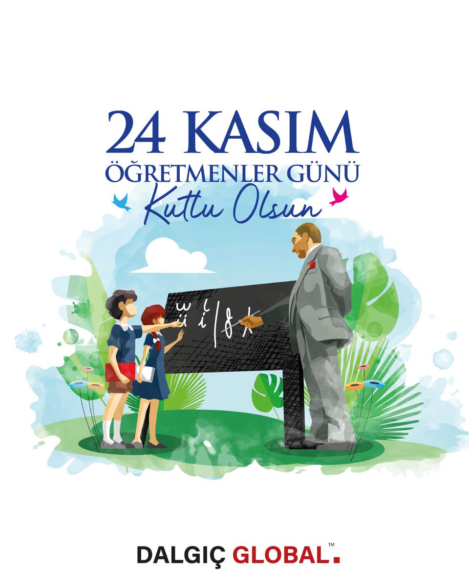 DalgicGlobal's tweet photo. Gelecek nesillerin yetişmesinde en büyük role sahip öğretmenlerimize çok şey borçluyuz.
Öğretmenler Günü’nüz kutlu olsun.
#dalgicglobal #öğretmenlergünü #dalickalip #dlgplast #dalgicmakine #dalgicgrup https://t.co/drDp1LaJmF