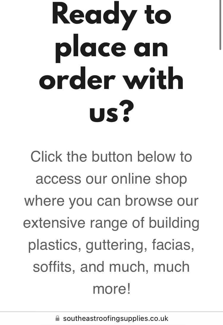 📢 Our Online Shop is live! 📢

Yes you read that correctly, we have an online shop where you can browse our products and place an order.💻

Just look us up google where you can find our website and our shop🛍️🪜

#buildingplastics #guttering #soffit #diy #website #smallbusinessuk