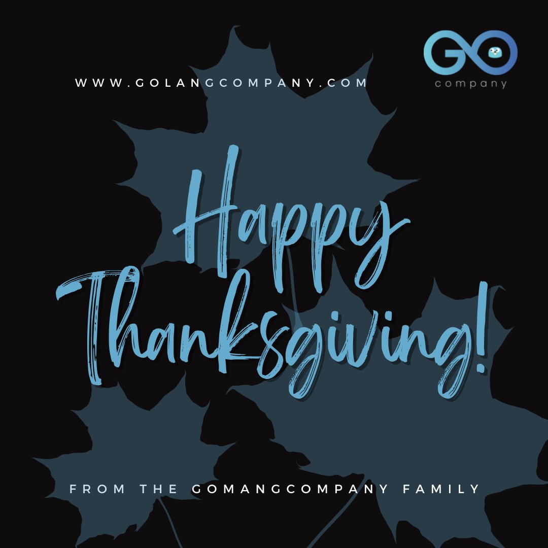 golang_company's tweet image. We have so much to be thankful for this Thanksgiving. You are one of them. From all of us at Golang Company, Happy Thanksgiving!
#thanksgiving #thankful #love #family #happythanksgiving #holiday #grateful #gratitude #givethanks #thanksgivingday #thankyou #golang #golangcompany