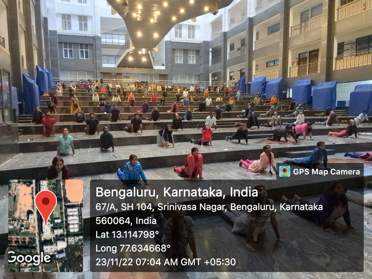 NIC NSS camp @REVA University Bangalore -Physical fitness training programme sponsored by NSS Cell Govt of Karnataka <a href="/ianuragthakur/">Anurag Thakur</a> <a href="/YASMinistry/">YAS Ministry</a> <a href="/pankajsinghips/">Pankaj Kumar Singh</a> <a href="/_NSSIndia/">NSS India</a> <a href="/REVAUniversity/">REVA University</a> <a href="/VC_REVAUni/">Vice-Chancellor, REVA University</a>