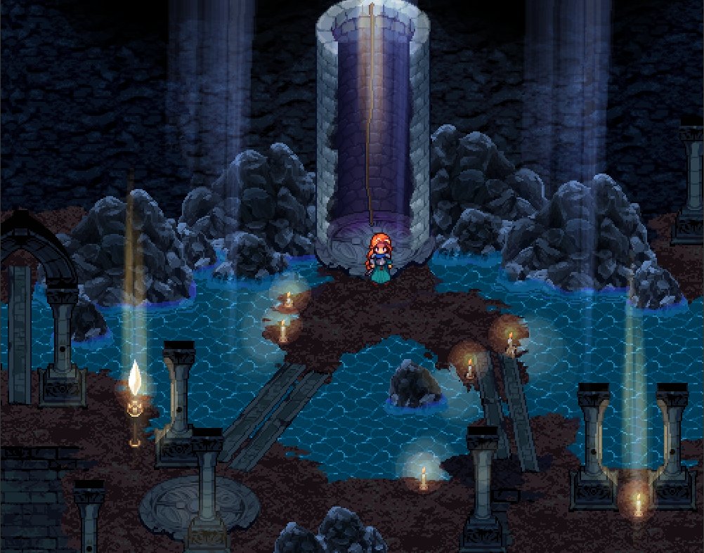 adam_pippin's tweet image. 1/2 
Hi I&apos;m Adam, and it has been my dream since I was a child to build an RPG. I am working on The Legend of Dragonspell, a pixel art, turn-based RPG. 

I&apos;m thankful to all those who support me in creating it! 
Also, here&apos;s how &quot;under the well&quot; is looking! #IndieGameDev #Pixel