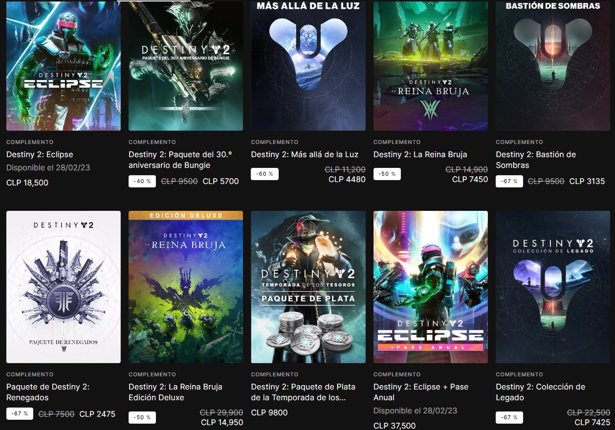 NacrossX's tweet photo. @Bungie @Xbox You guys have a lot to explain. Destiny 2 PC players get awesome deals and that is great!
The thing is why console players don't get as good deals? This is terrible! You both really must take console content pricing down! The difference is huge! https://t.co/1vfkxVJPV6