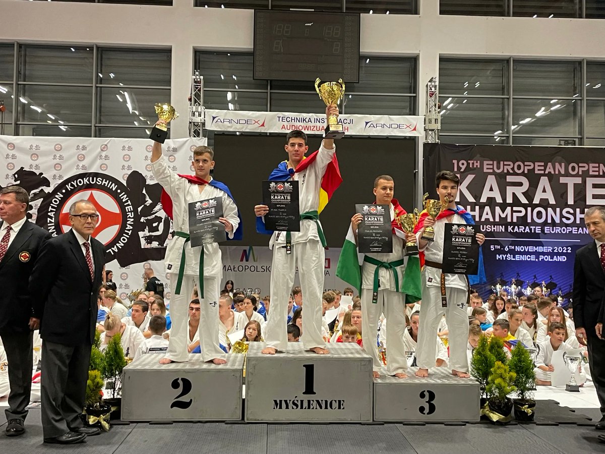 A big congratulations to Mihai F. in Year 10 for winning first place in the 14-15 years old, +75kg category, in the 19th European Karate Kyokushin Championship in Myslenice, Poland! #extracurricular #inspiringschoolstories