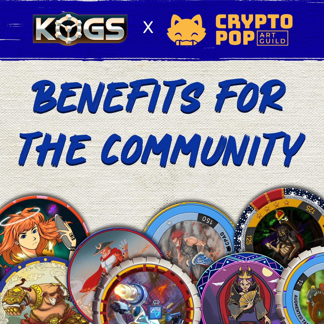 KOGS_GG's tweet photo. With the KOGs x CPAG NFT sale, The @RFOX_Official community benefits by:

- Expanding its already-rich lineup of KOGs designs
- Working with NFT communities for a wider reach
- Giving more options for our community of collectors &amp; players

Join the sale: https://t.co/1VdAjfka3i https://t.co/Ic9LXdtmJw