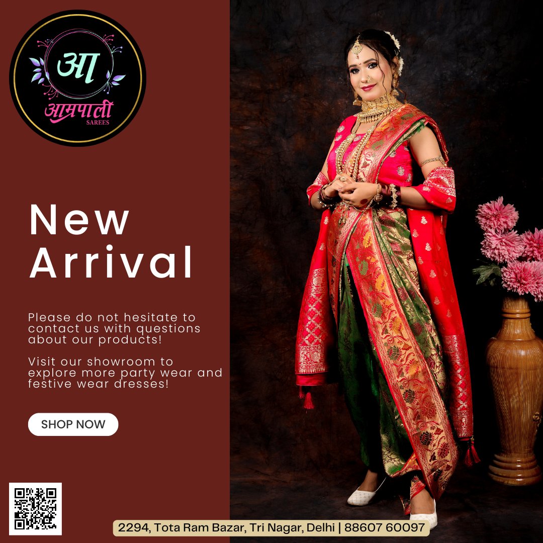 IndiaSareeStore's tweet photo. Beautiful Outfits with Vibrant Colorful Designs is for what Amrapali Sarees - An Exclusive Women's Clothing Store, known for in the industry. Please visit our Showroom today and explore yourself!

﹡ Google Map: https://t.co/QHnaeO8jN1

#AmrapaliSarees #trinagar #delhi35 https://t.co/SrhMdH9Fnr