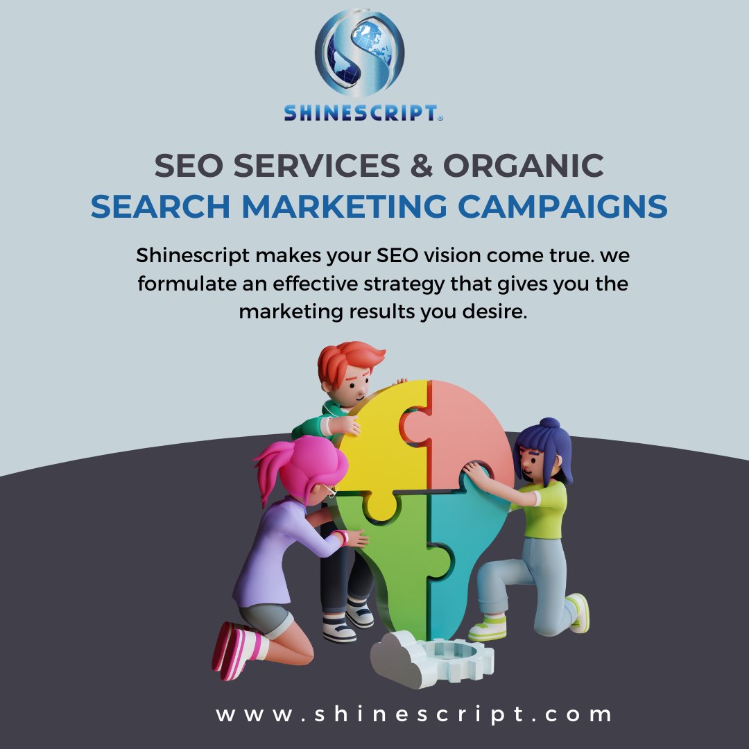 shinescript1's tweet photo. Need a professional SEO team to place your most important keywords at the top of Google?
More info visit:https://t.co/xENXimBhaP
#seoservices #localseoservices
#seocompanyinpune #seocompanies
#seoexperts #seoservicesinpune
#seostrategy #digitalmarketing https://t.co/929yyOLn82