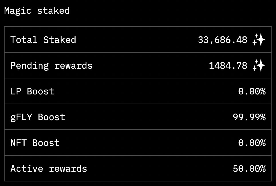 lean_lars's tweet photo. Thank you @BattleFlyGame Flywheel 2.0 for 8285 % APR 🤯#printing #MAGIC &amp; #gFLY 
@officialabenger @Treasure_DAO https://t.co/3roTQ2T3Ty