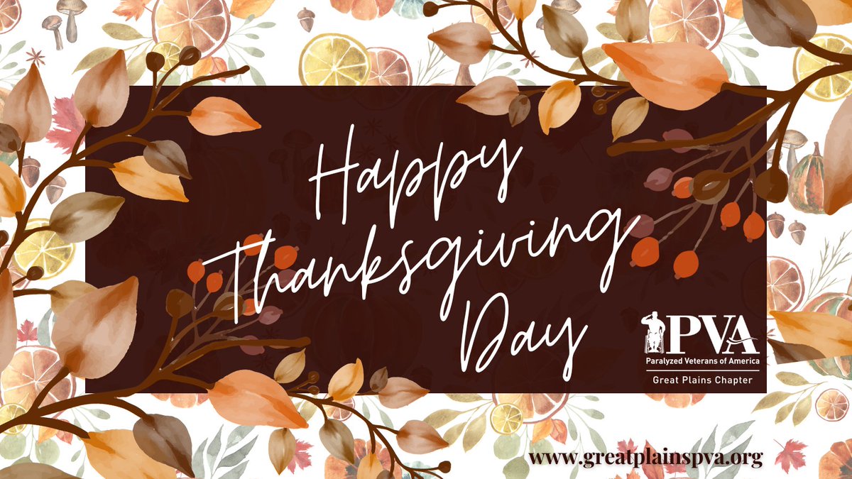 Wishing you a Happy Thanksgiving and time to reflect on all for which you are thankful. 🧡