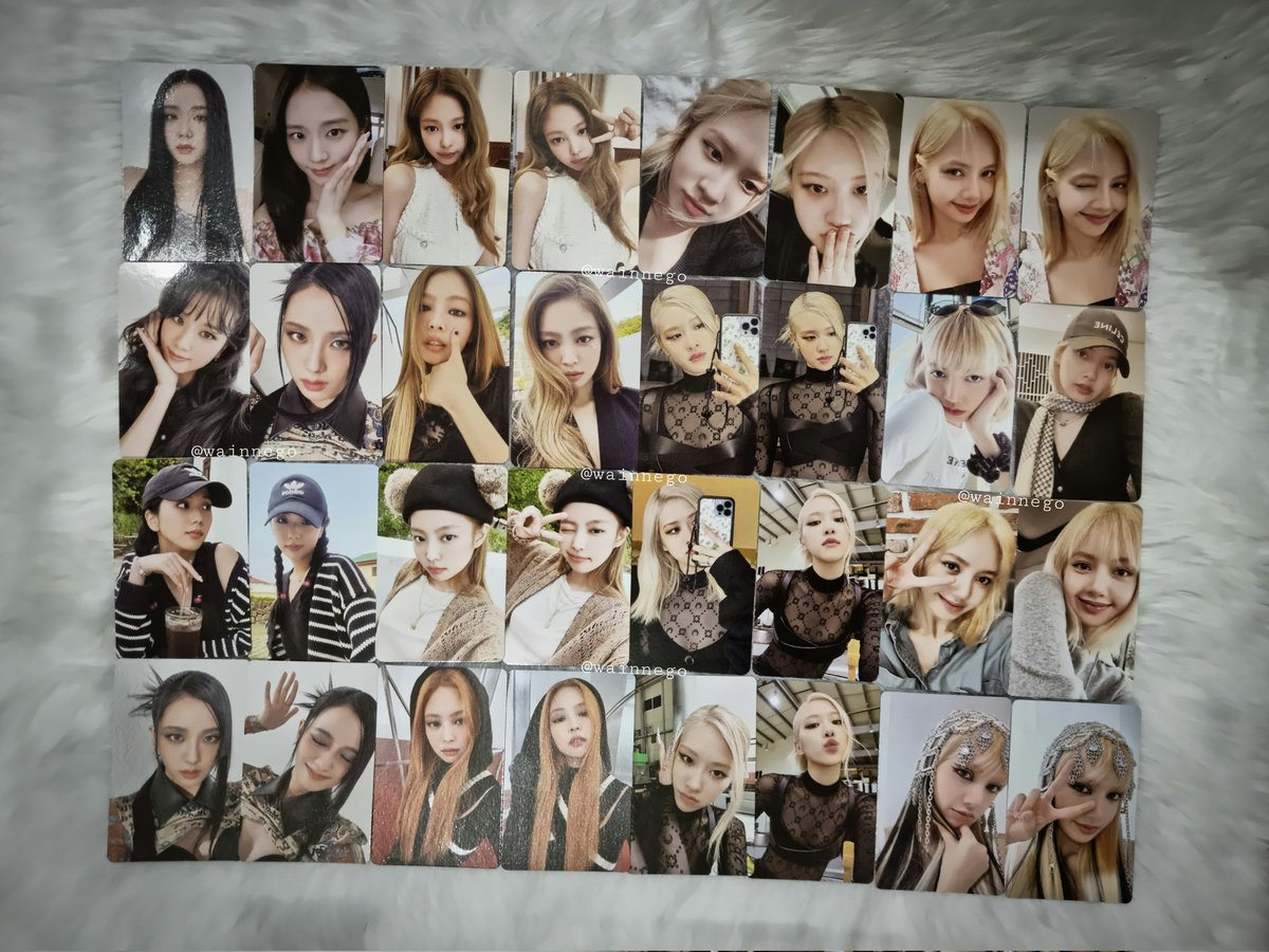 WainneGo's tweet photo. INTEREST CHECK
WTS/LFB

COMPLETE BORN PINK ALBUM SELFIE PHOTOCARDS
— SELLING AS WHOLE SET
— ALL IN MINT CONDITION

🏷 blackpink ph jisoo jennie rosé lisa https://t.co/Nqqzy97WqG