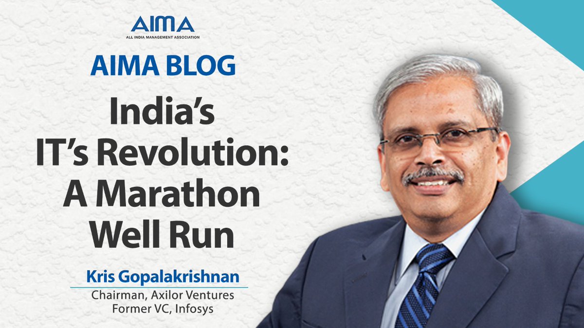 aimaindia's tweet photo. The IT Industry will always remain dedicated to nation-building, creating jobs, wealth creation and accelerating the economy, said @kris_sg.
Read Blog to know more- https://t.co/ONdlwr57BR
#AIMABLOG #KrisGopalakrishnan #InformationTechnology https://t.co/04AxljqNuh