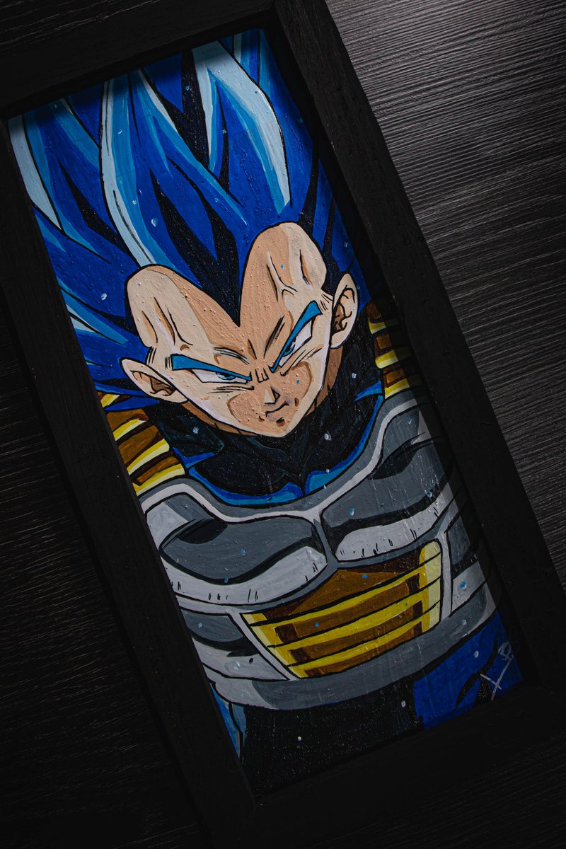 Lobogarto's tweet photo. Acabo de terminar este pequeño cuadro de Vegueta, Vegeta no sé como se escribe 😅 SSJ Blue para el fondo de lo que antes eran los videos 🥺 ojalá algún día vuelva a hacer videos
#dbz #DragonBall #dbs #vegueta #goku #ssjblue #arte #pintura #cuadro #art #acrílico https://t.co/N0rgbcPTii
