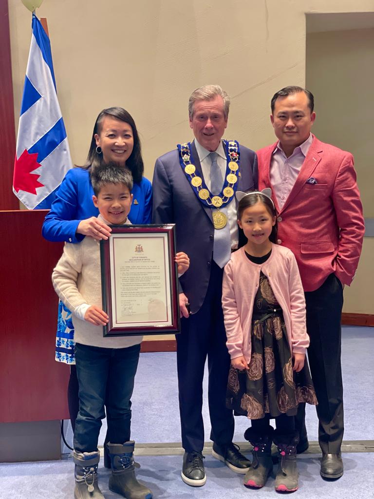 Honoured to attend my 1st City Council Meeting. What a journey it has been to get to this moment! I'm excited to represent Willowdale for the next term and bring a fresh perspective as we work together with the hope of a brighter future for our city. #topoli #citycouncil