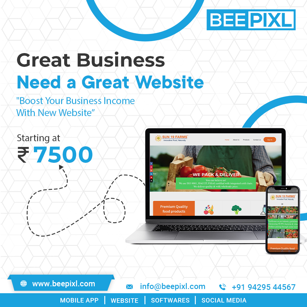 😎Great Business Need a Great Website.💻

Beepixl is here to help you. Launch your own #website with #beepixl at affordable prices.

Whether you’re in need of a simple #WordPresswebsite or a more complicated #eCommerce website, our #web #development te… instagr.am/p/ClVJCr0ryK_/