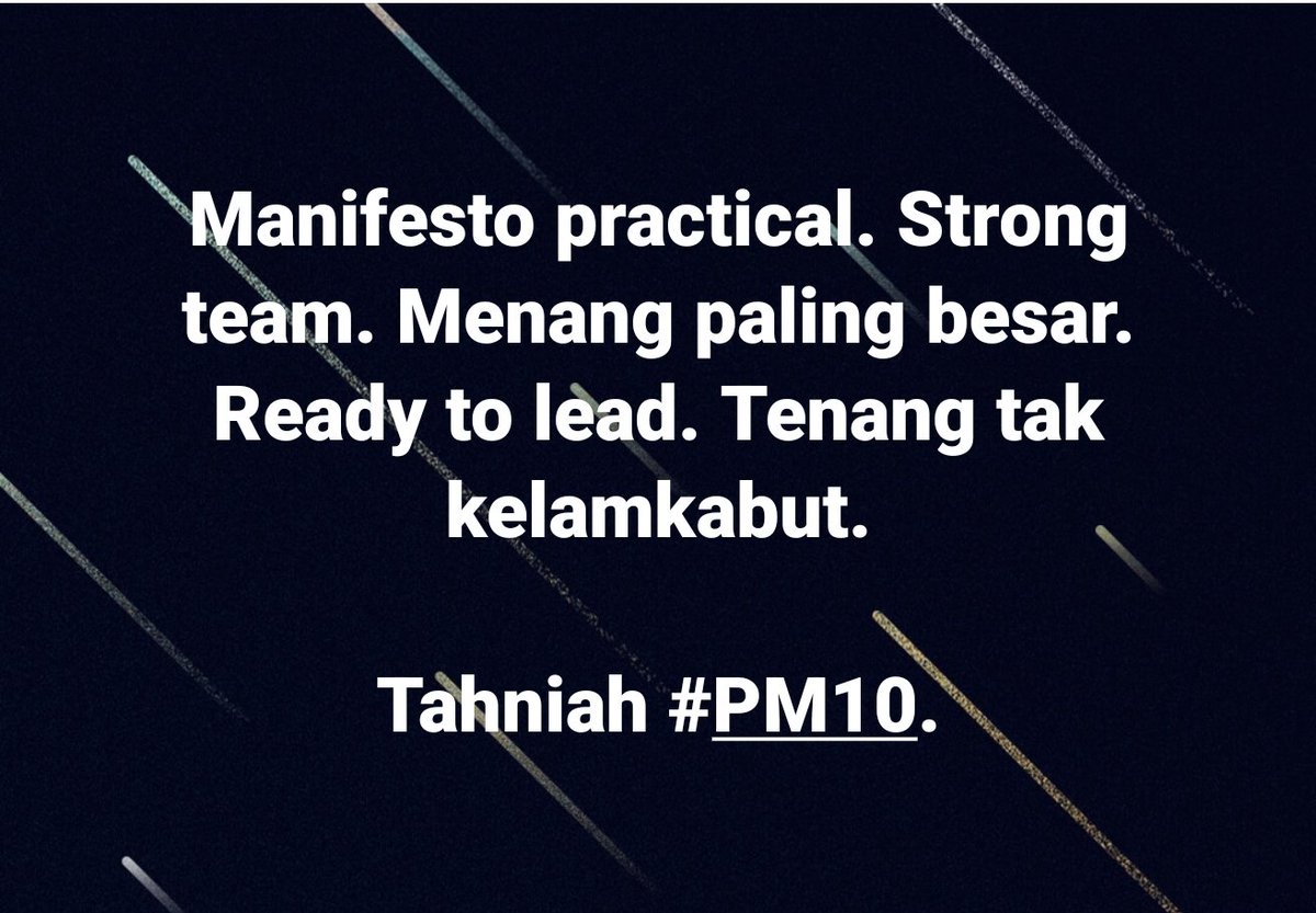 mohdaiepower's tweet photo. @501Awani Tahniah Malaysia dapat PM yg ke 10.💪 https://t.co/bRWvaQwH2J