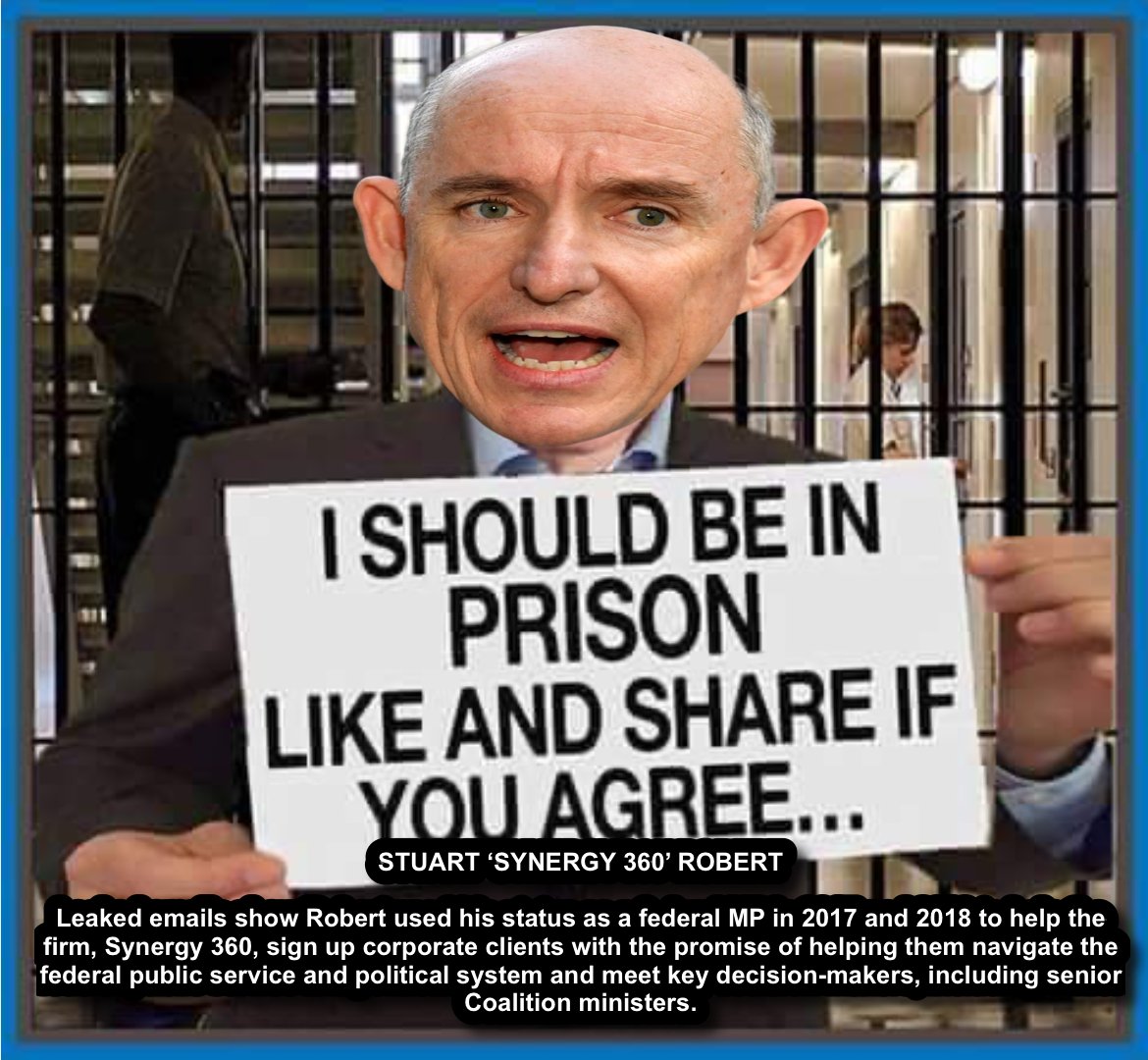 Fair_Dinkum007's tweet photo. 🇦🇺….Stuart  Robert  can  see  his  future…now  being investigated re  Synergy 360,  and  his  involvement with  Robodebt…#ICAC https://t.co/nstMXlDjwO