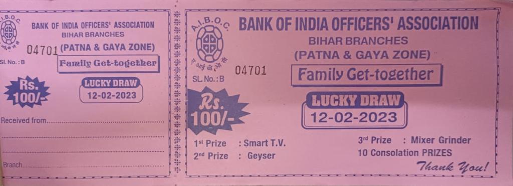 Yashwan90668348's tweet photo. Bank of India officers are collecting money by selling banned lottery cum lucky draw in Bihar.
#Foboioa #NOBO  #DFS #NILESHPAWAr #Sanjaydas  #Sunilkumar #Webanker #praffulpatel #PMO #NitishKumar #Aiboc #BEFI #aibea #Bpbea #saumyaatta #IBA #bankerunited #5daysbsking #12thbipateral https://t.co/DXDON1Gh7A