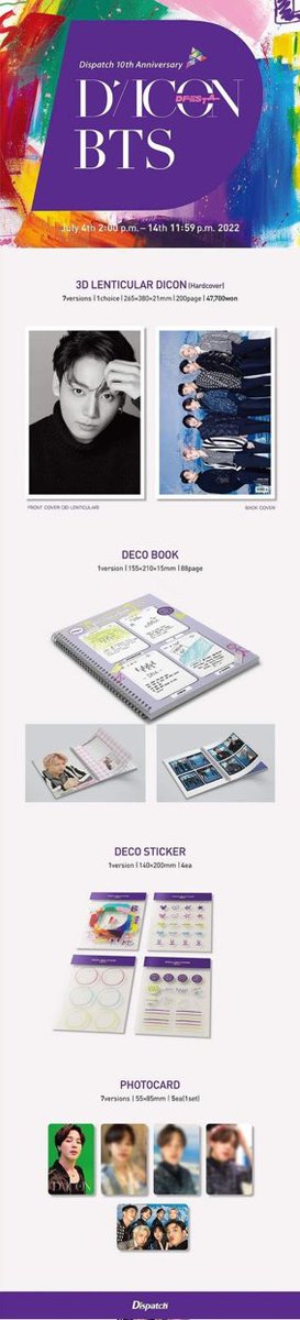 #HYHRONHAND BTS Dicon Festa 3D Lenticular Photobook

WTS LFB

✅ SEALED JK
💸 2495 + LSF
📦STBO
📌MOPs: BPI, BDO, Paypal, Palawan, Gcash | PAYO / DOP
Please RT 🙇🏻‍♀️
jungkook lenti