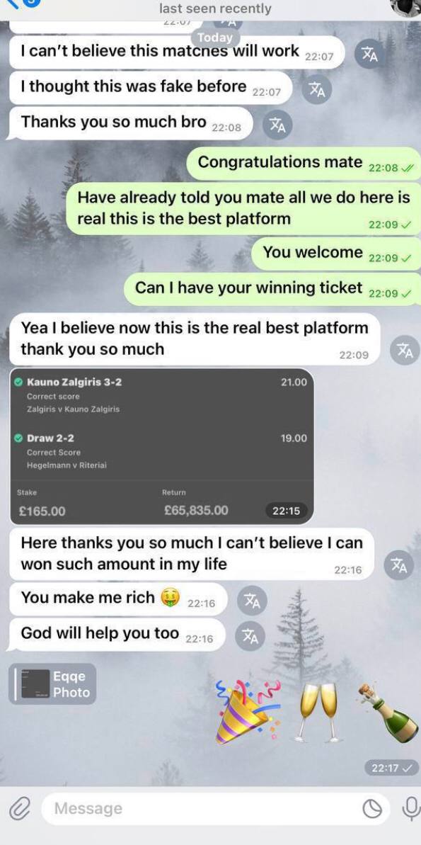 Putting a smile on everyone's faces
Having a good dealer when it comes to betting Never forget we've done this countless times many times even when we least expect the bigger odds to come top

t.me/+jolIsC8jEXhkN…