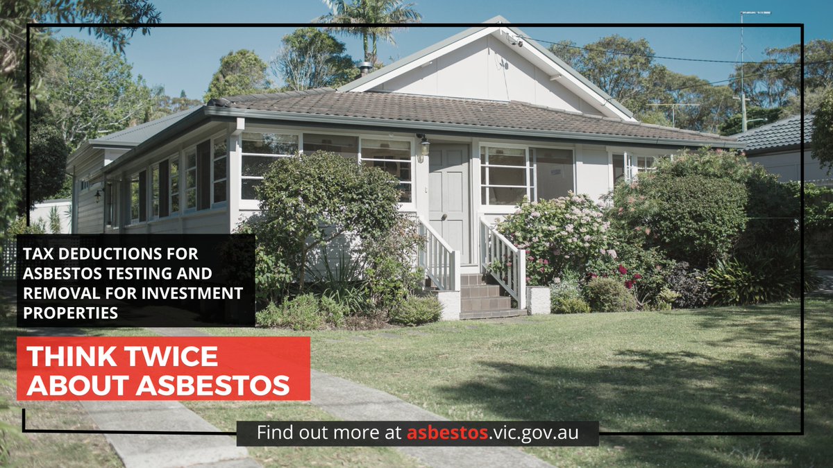 LVasbestos's tweet photo. It’s National Asbestos Awareness Week. 
Are you a landlord with a property built before 1990 and not sure if it has asbestos? 
Tax deductions for environmental protection activities including asbestos testing, removal &amp; disposal may be available. 
https://t.co/mv6IAayFm9 https://t.co/y0nNUdbTbr