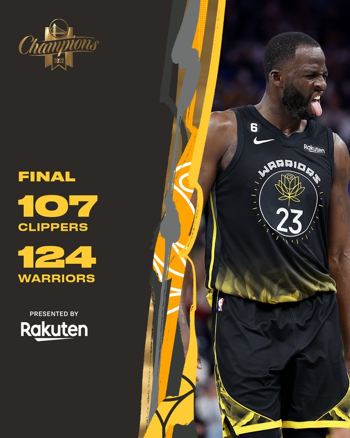 Warriors 124 Clippers 107