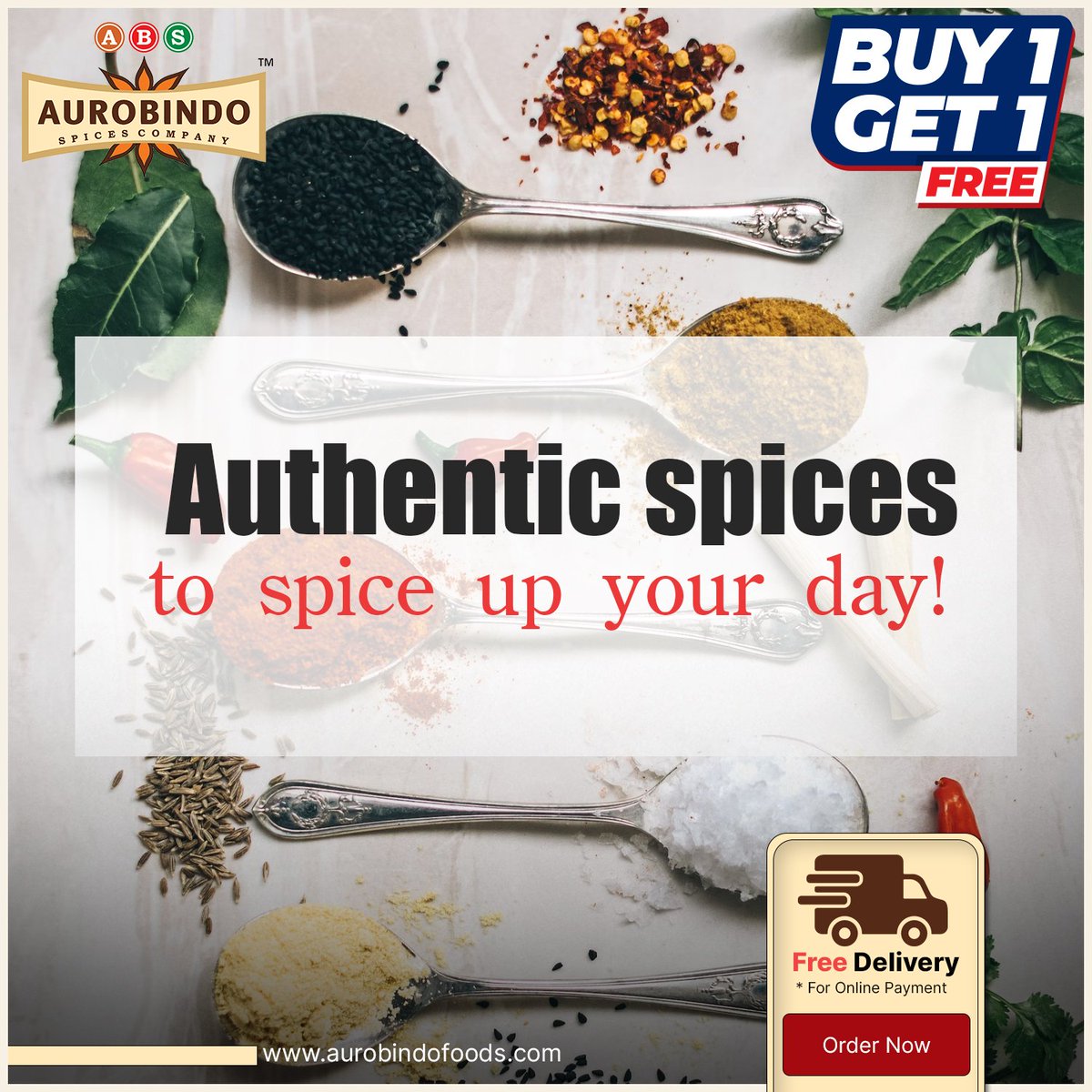 AurobindoSpices's tweet image. Looking for something to add spice to your day? Check out our handpicked spices! We've got what you need to make your day more exciting.

aurobindofoods.com
Call: 8374418009.

#authentic #authenticspices #pickles #chicken #mutton #indianspices #aurobindofoods #buy1get1