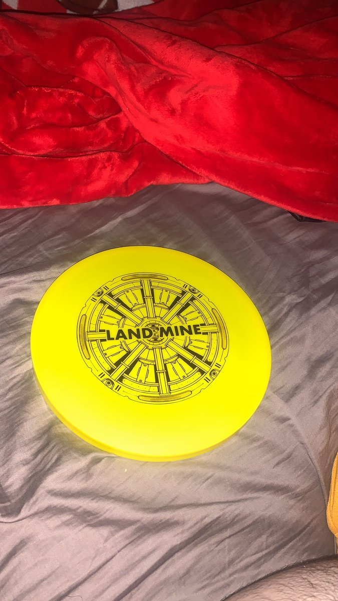 Just bought a landmine disc from <a href="/DoomsdayDG/">Doomsday Discs</a>, excited to test it out