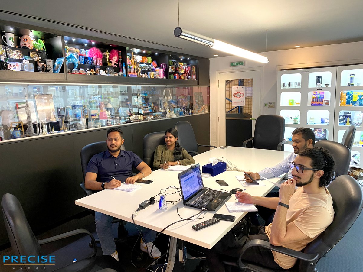 PRECISEtrading's tweet photo. On successful completion of discussion between SHINING 3D team @mehmetkaraca in Germany and PRECISE 3D HUB team in DUBAI. We are excited to bring the latest 3D scanning solution to the GCC market.

#3DScanner #Shining3D  #technology #Innovation #reverseengineering https://t.co/fBBIMof7nf