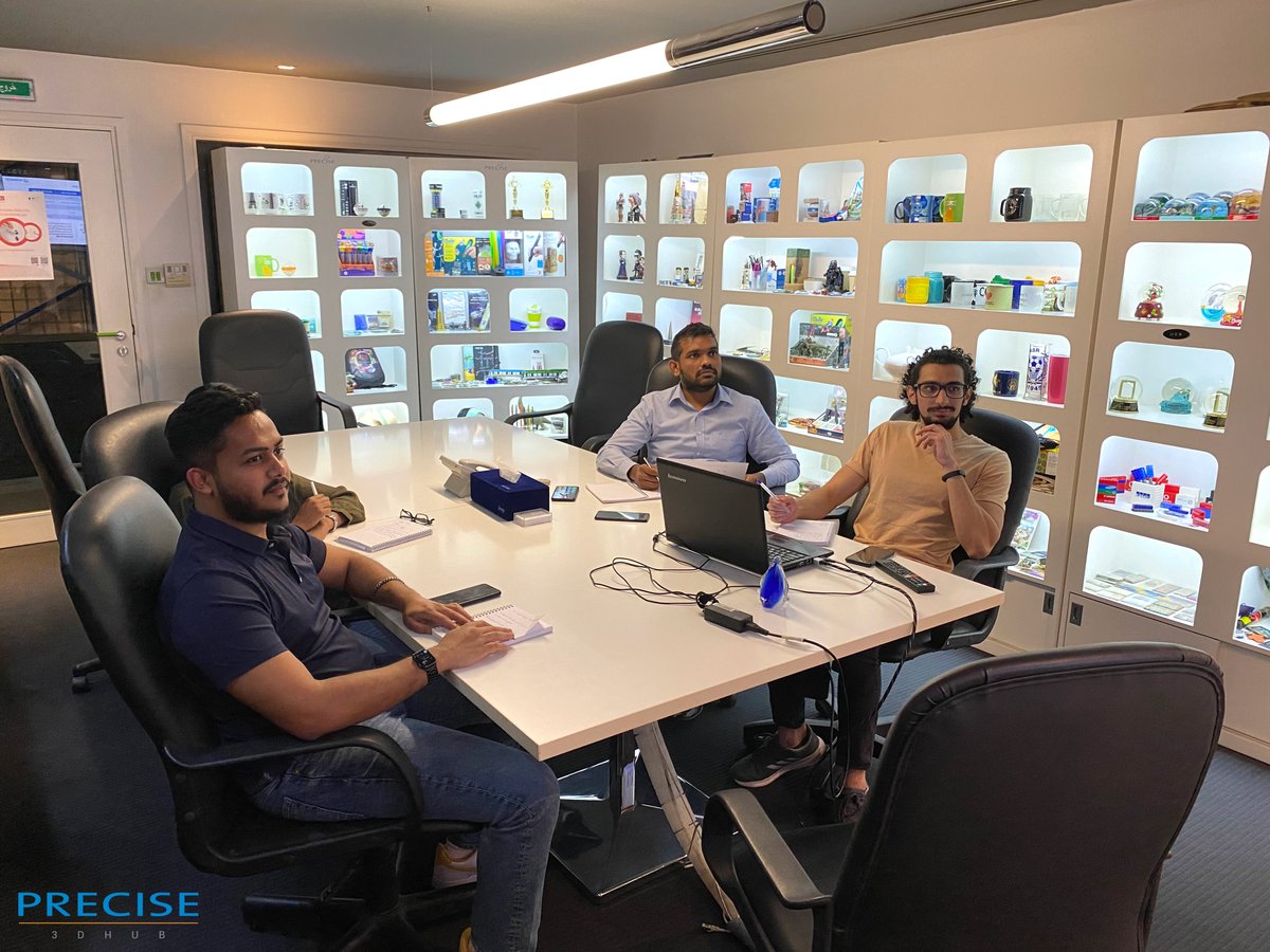 PRECISEtrading's tweet photo. On successful completion of discussion between SHINING 3D team @mehmetkaraca in Germany and PRECISE 3D HUB team in DUBAI. We are excited to bring the latest 3D scanning solution to the GCC market.

#3DScanner #Shining3D  #technology #Innovation #reverseengineering https://t.co/fBBIMof7nf