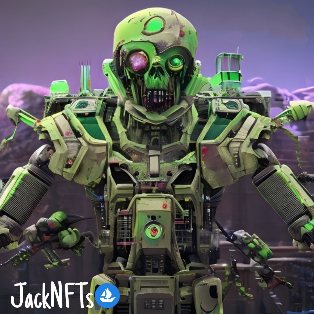 Zombot | JackNFTs
Available on Opensea 🌟
Price: 0.08 ETH
Type: Rare
Supply: 1
Link: opensea.io/assets/matic/0…
#NFT