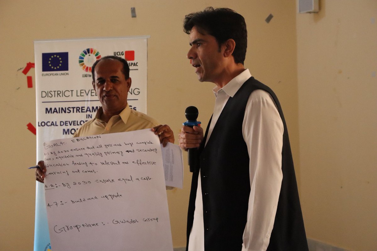 LEAD4SDGs's tweet photo. The project is co-financed by the UCLG ASPAC and the European Union. #MainstreamingSDG
Exercises regarding SDG data collection, monitoring, and reporting following the group activity for proposing actions to mainstream SDGs at the district level.
#LEAD4SDGs https://t.co/xqzPZMrnOe