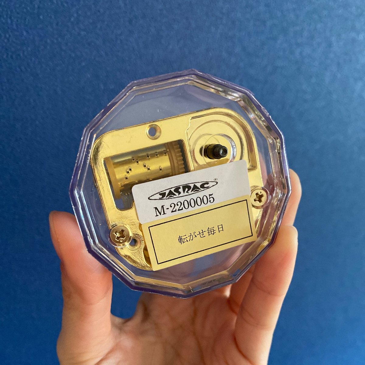 hsbnbn's tweet photo. 一番衝撃的なプレゼントは、
寡黙な父からのプレゼント。
小樽で働く父が、
小樽オルゴール堂で、
なんと「転がせ毎日」の
オルゴールを作ってくれました。
ライブ観てもらいたかったなあ。

みんなにも音色を
聴いてもらいたいので投稿。

ああまた涙腺が。良い曲なんだね。
ありがとうお父さん。 https://t.co/91S2rL2Cwu