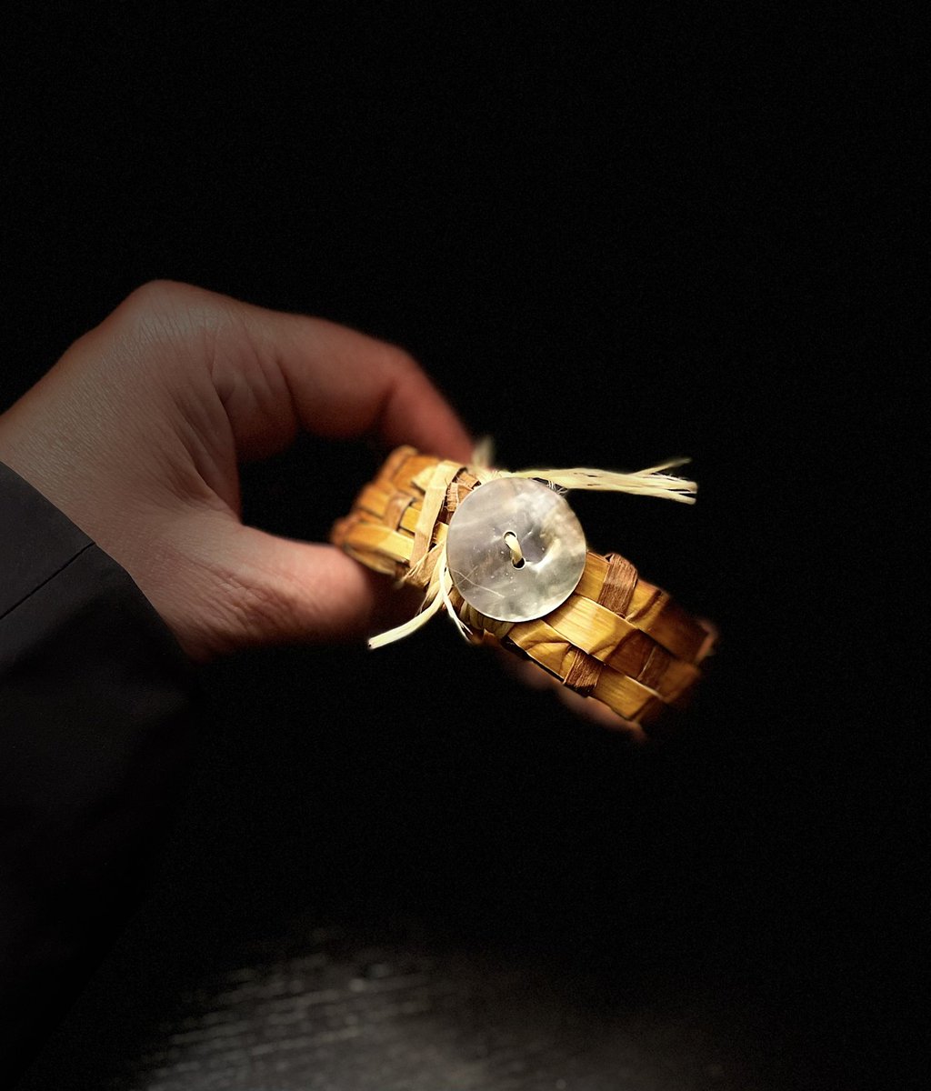 Made a cedar bracelet alongside students at the Indigenous Grade 12 Leadership retreat to Loon Lake. Cedar weaver Shona Sparrow from Musqueam Nation shared teachings. Happy smiles all around. Gifted mine to my girl. #student #leadership #retreat #cedar #weaving <a href="/VSB39/">Vancouver School Board</a> <a href="/musqueam/">xʷməθkʷəy̓əm | Musqueam Indian Band</a>