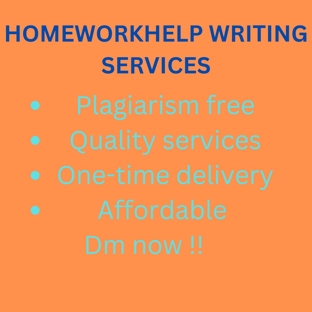 homeworkhelp23's tweet image. Hi students, are you looking for assistance with you class assignments,exams , online class...HMU and get quality Writing services 24/7.