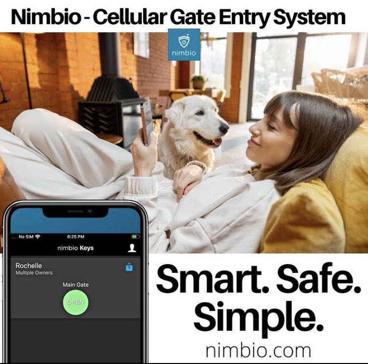 Easily grant access to your apartment guests and deliveries. Try Nimbio today!😉bit.ly/39QIata
.

.

#future #realestatetech #nba #technology #internetofthings #tech #daily #instagood #nfl #smart #smarthome
#dog #pet #life #realtor #fyp #apartments #apartmenttherapy