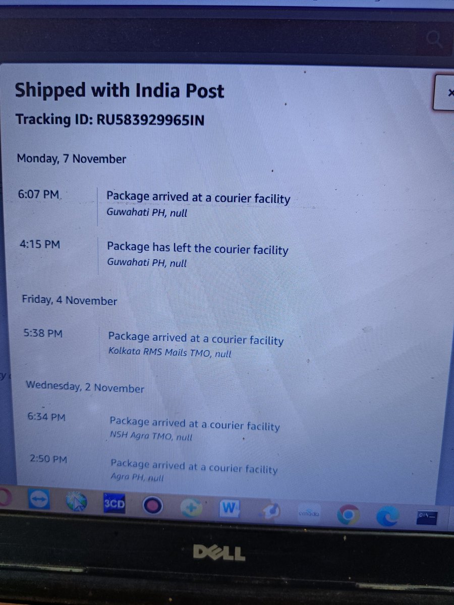 deepaknagar20's tweet photo. @IndiaPostOffice 
Pl check status of 
RU583929965IN
RU580311263IN
Not yet delivered. https://t.co/4OSYrHqDIL