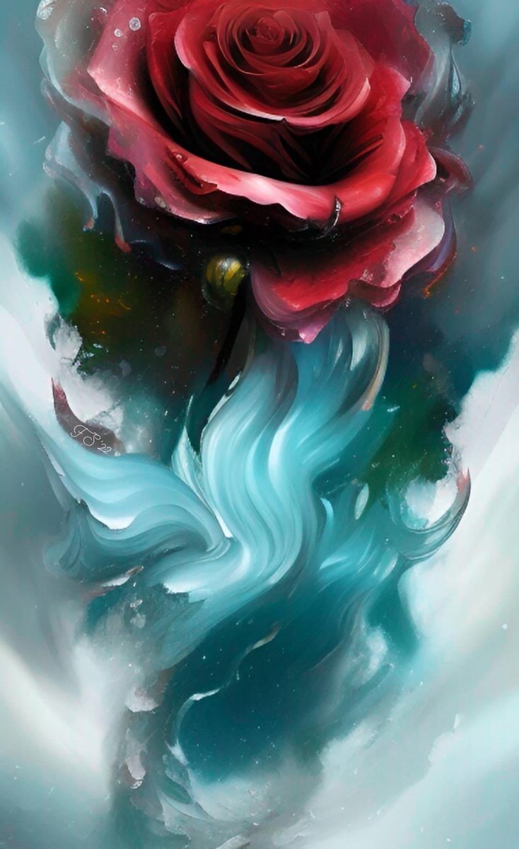 “A single rose can be my garden; a single friend, my world.” – Leo Buscaglia. #fordfox #fordfoxdesign #roseart #digitalart