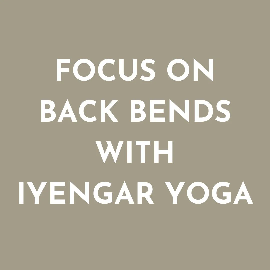 FOCUS ON BACKBENDS WITH IYENGAR YOGA
with Louise Radinger

Join this Iyengar yoga workshop to focus on back extensions and related postures!

Sat, November 26, 2022
4:00 p.m. - 6:30 p.m.
£30 

buff.ly/3XmBZFh