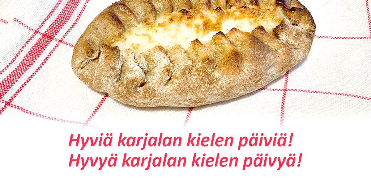 Hyviä karjalan kielen päiviä!
Hyvyä karjalan kielen päivyä!

Hyvää #karjalankielenpäivä’ä!
Glad #karelskaspråketsdag!

#karjalankielielay