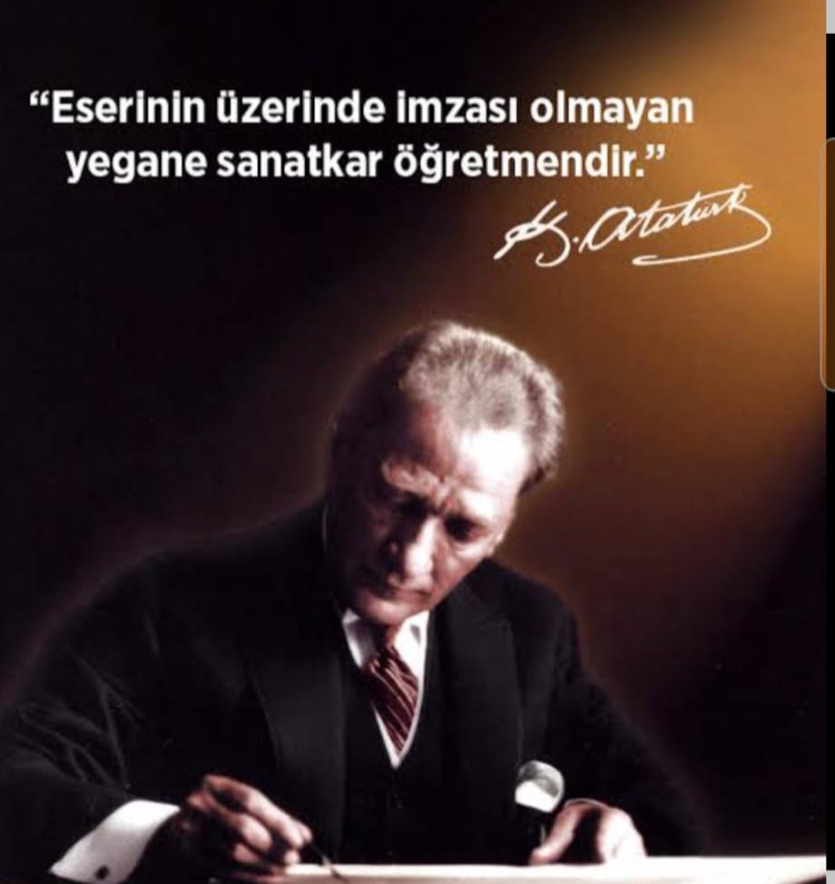 hulya__dz's tweet photo. Öğretmenler.! 
Cumhuriyet sizden
Fikri , Hür 
Vicdani Hür
İrfanı Hür
Nesiller ister..
Baş Öğretmen M.Kemal Atatürk olmak üzere Tüm Öğretmenlerimizin  günü kutlu olsun..
#ÖğretmenlerGünü https://t.co/KNxy9wglyz